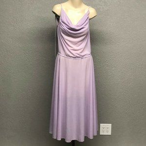 Vintage 70s Lilac Grecian Goddess Dress,
